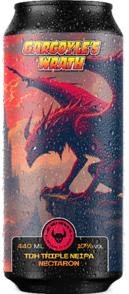Gargoyle's Wrath - Game Over Brewing Co. IPA - Triple New England / Hazy 440ml - 1