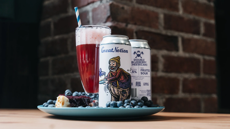 Double Blueberry Cheesecake - Great Notion Brewing Sour - Fruited 473ml - 1