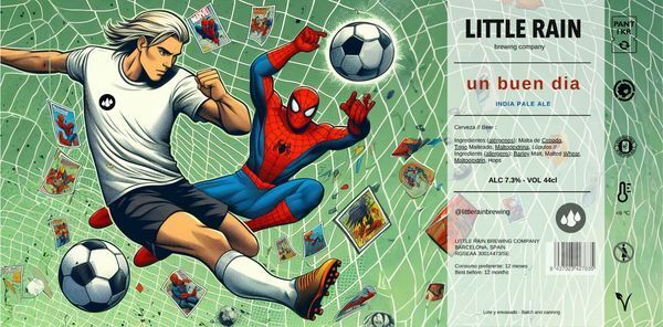 Un Buen Dia - Little Rain Brewing Company IPA - New England / Hazy 440ml - 1