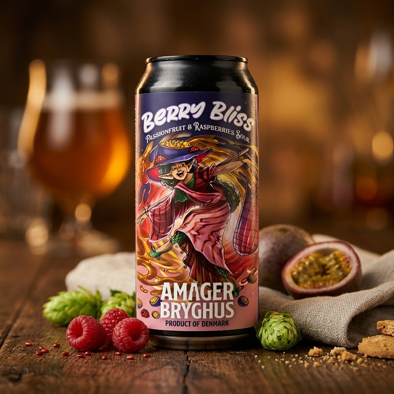 Berry Bliss: Passionfruit & Raspberry Cheesecake Sour