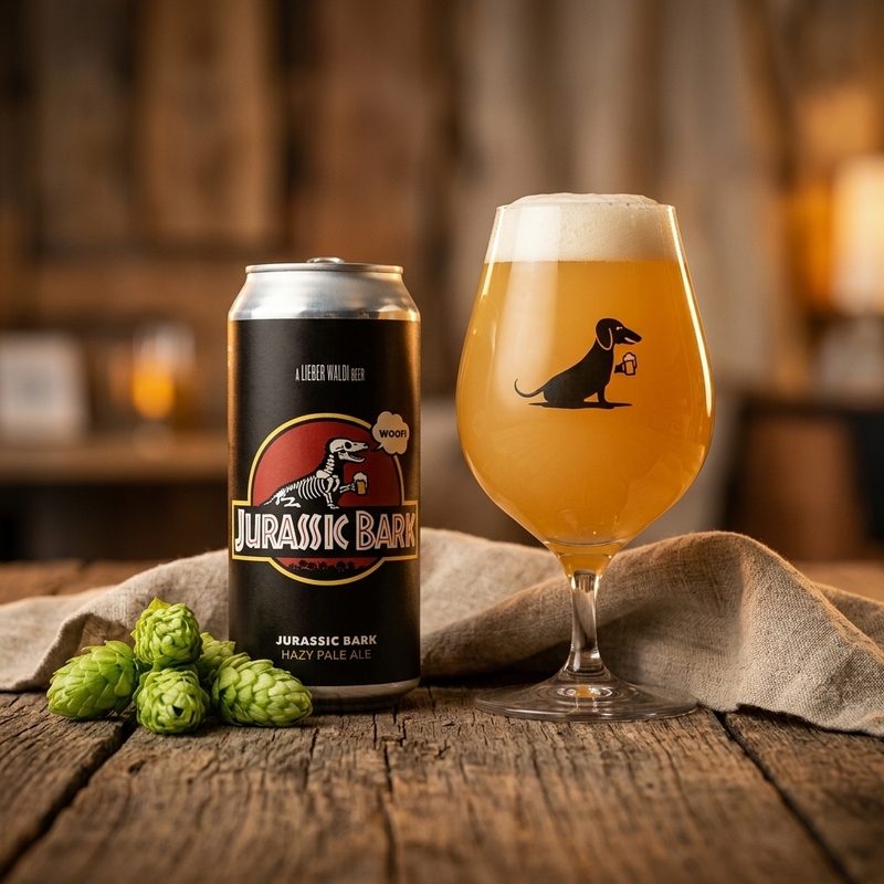 Jurassic Bark - Lieber Waldi Pale Ale - New England / Hazy 440ml - 2