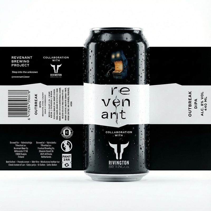 Outbreak (Rivington collab) - Revenant Brewing Project IPA - Imperial / Double New England / Hazy 440ml - 1