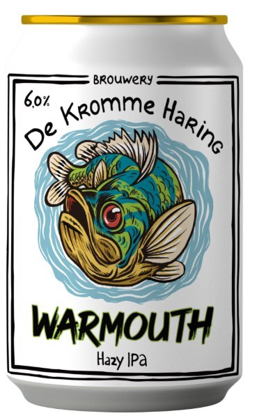 Warmouth El Dorado Simcoe - De Kromme Haring IPA - New England / Hazy 330ml - 1