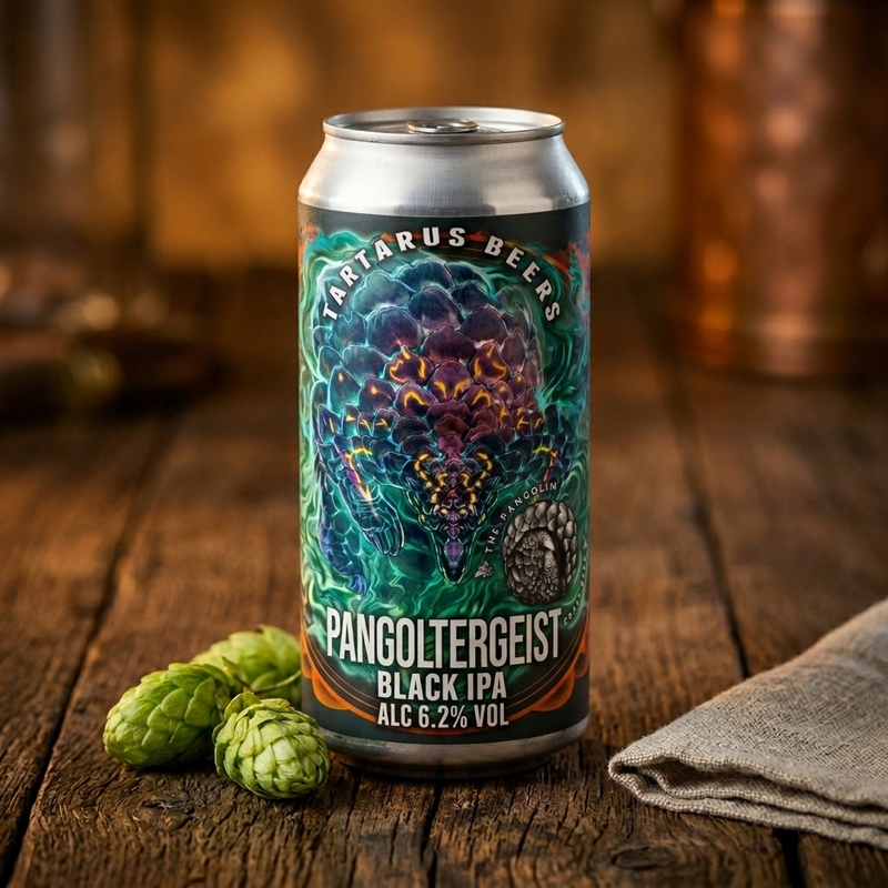 Pangoltergeist - Tartarus Beers IPA - Black / Cascadian Dark Ale 440ml - 2