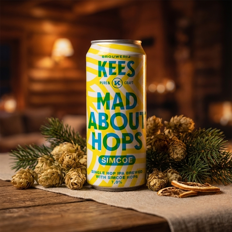 Mad About Hops - Simcoe - Brouwerij Kees IPA - American 330ml - 2
