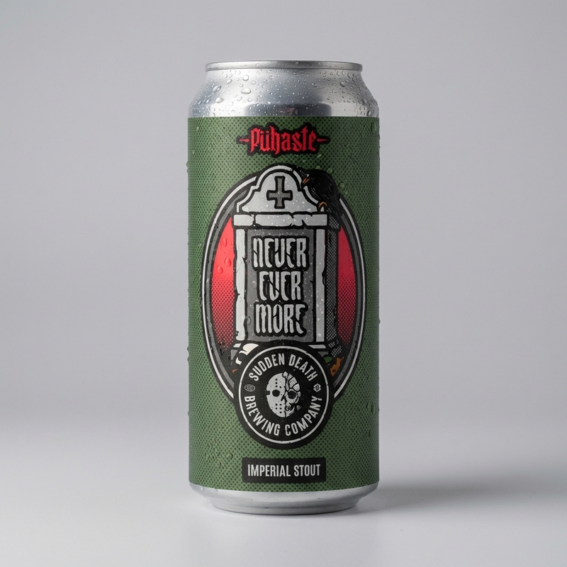 Never Evermore - Sudden Death Brewing Co. Stout - Imperial / Double 440ml - 1