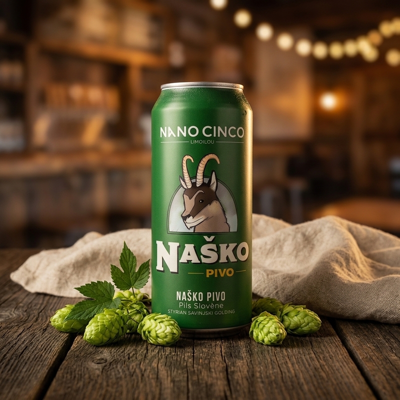 Naško Pivo - Nano Cinco Pilsner - Other 473ml - 1