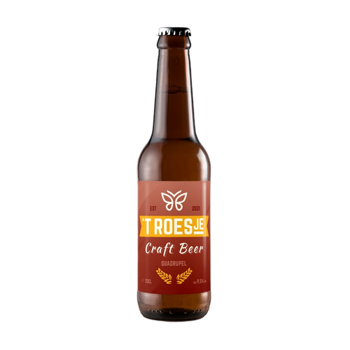 Quadrupel - 't Roesje Bier Belgian Quadrupel 330ml - 1