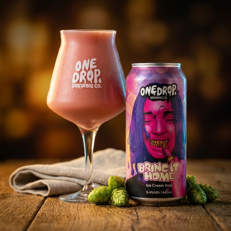 Bring It Home - One Drop Brewing Co Sour - Smoothie / Pastry 440ml - 1