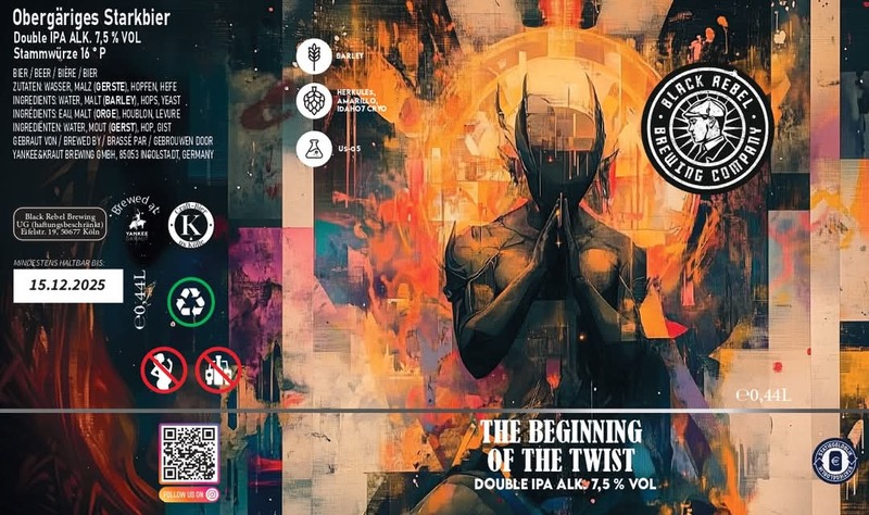 The Beginning Of The Twist - Black Rebel Brewing Company IPA - Imperial / Double 440ml - 1