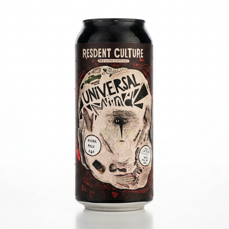 Universal Mind - Resident Culture Brewing Company IPA - New England / Hazy 473ml - 2