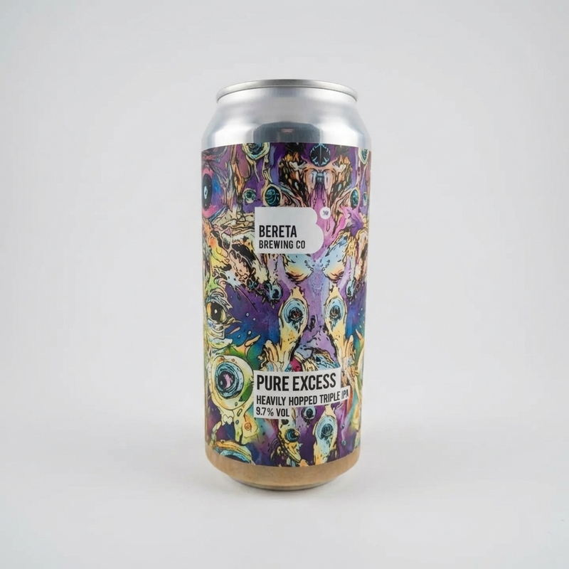Pure Excess - Bereta Brewing Co. IPA - Triple New England / Hazy 440ml - 1