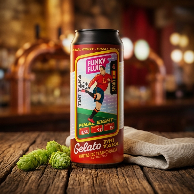 Gelato: Tiki Taka (Spain) - Funky Fluid Sour - Smoothie / Pastry 500ml - 2