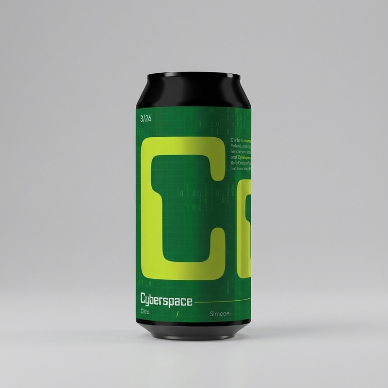 Cyberspace (CoolHead Collab) - Neon Raptor Brewing Co. IPA - Imperial / Double New England / Hazy 440ml - 1