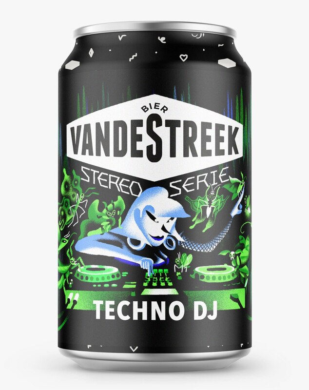 Techno DJ - vandeStreek bier IPA - New England / Hazy 330ml - 1