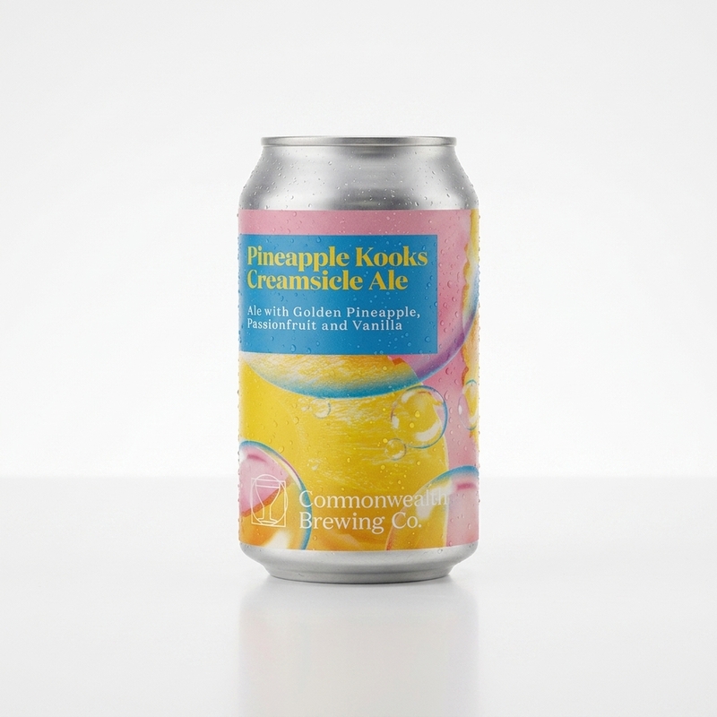 Pineapple Kooks - Commonwealth Brewing Company Sour - Fruited 355ml - 2