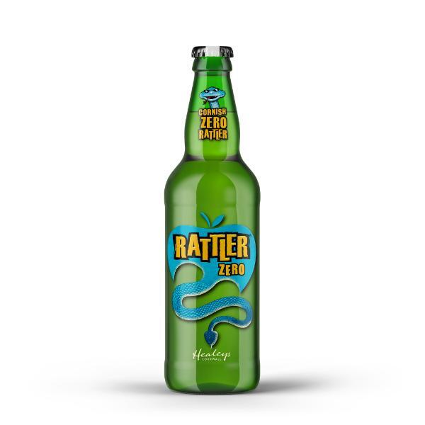 Rattler Zero Cider - Healey's Cornish Cyder Farm Cider - Traditional / Apfelwein 500ml - 1