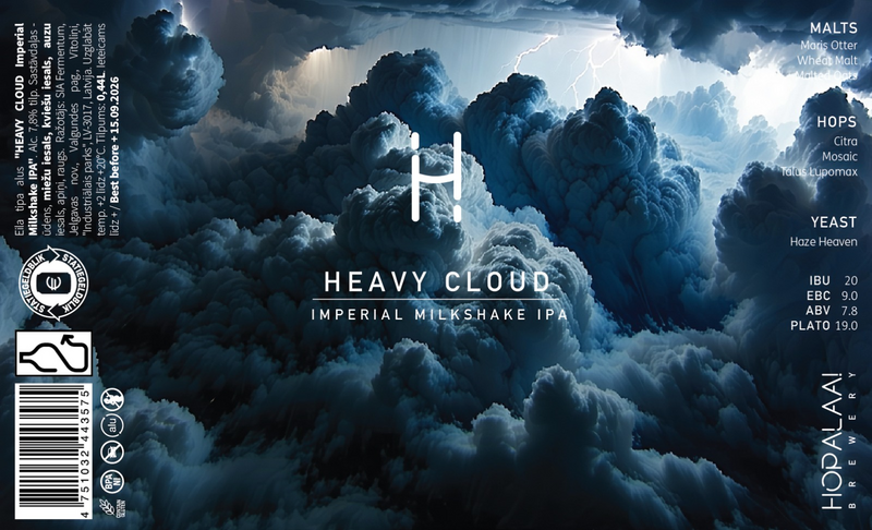 Heavy Cloud - Hopalaa IPA - Milkshake 440ml - 1