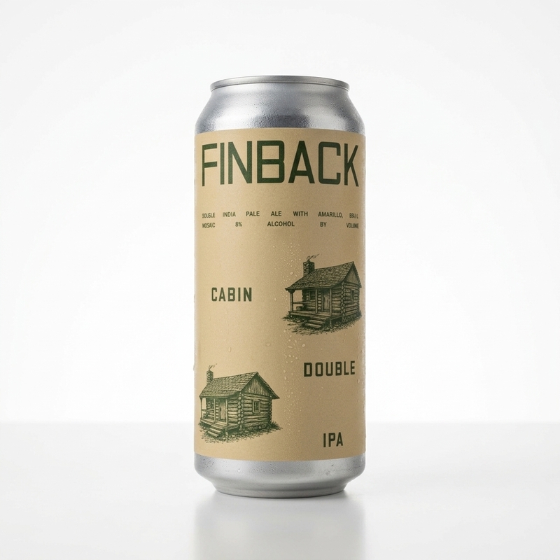 Cabin - Finback Brewery IPA - Imperial / Double New England / Hazy 473ml - 2