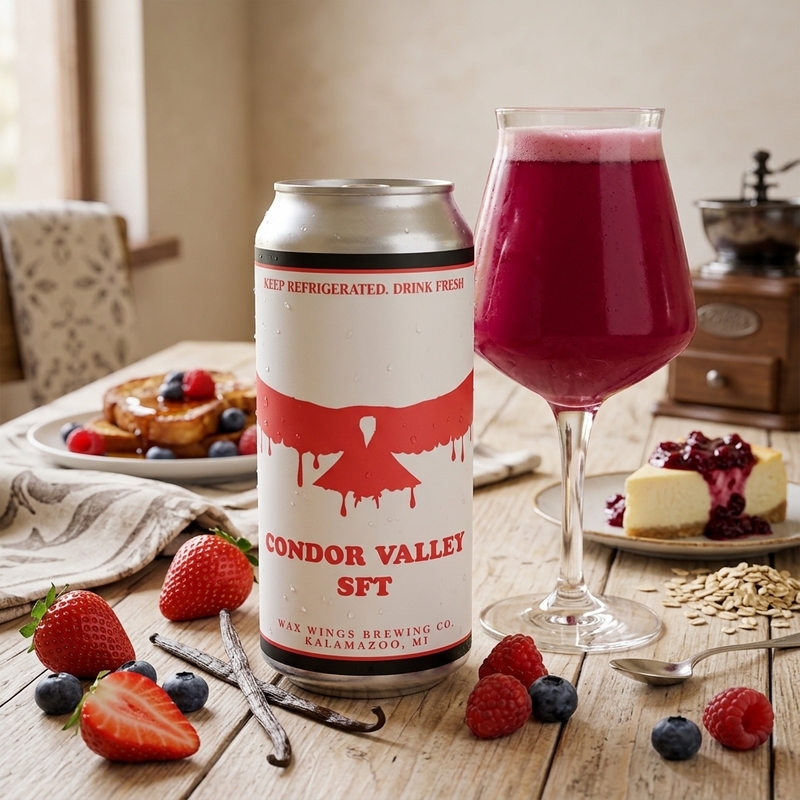 Condor Valley Stuffed French Toast (SFT) - Wax Wings Brewing Company Sour - Smoothie / Pastry 473ml - 1