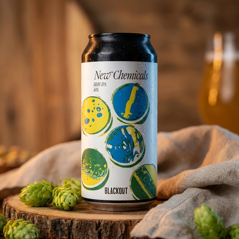 New Chemicals - Blackout Brewing IPA - New England / Hazy 440ml - 2