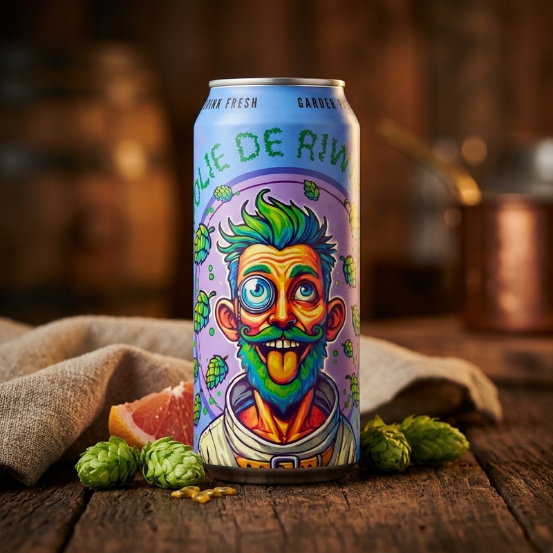 Folie Di Riwaka - BreWskey IPA - New England / Hazy 473ml - 1