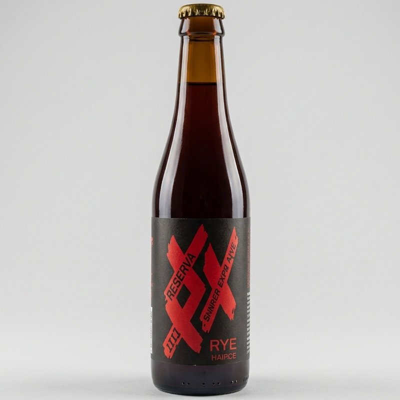 XXX Rye Tripel Reserva 10% - Vintage 2022 - 24° Plato - 2 Yr Bourbon Whiskey Barrel Aged - De Struise Brouwers Belgian Tripel 330ml - 2