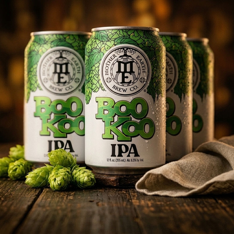 Boo Koo - Mother Earth Brewing Company IPA - American 355ml - 1