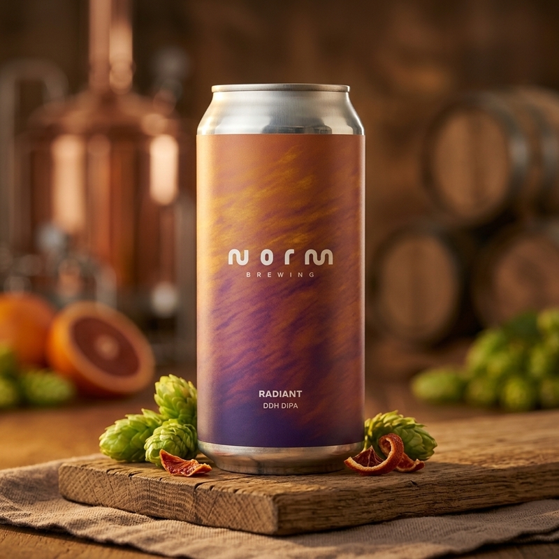 Radiant - Norm Brewing IPA - Imperial / Double New England / Hazy 440ml - 1