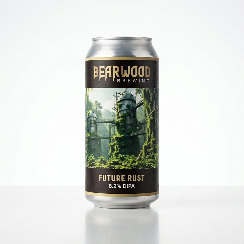 Future Rust - Bearwood Brewing IPA - Imperial / Double New England / Hazy 440ml - 2