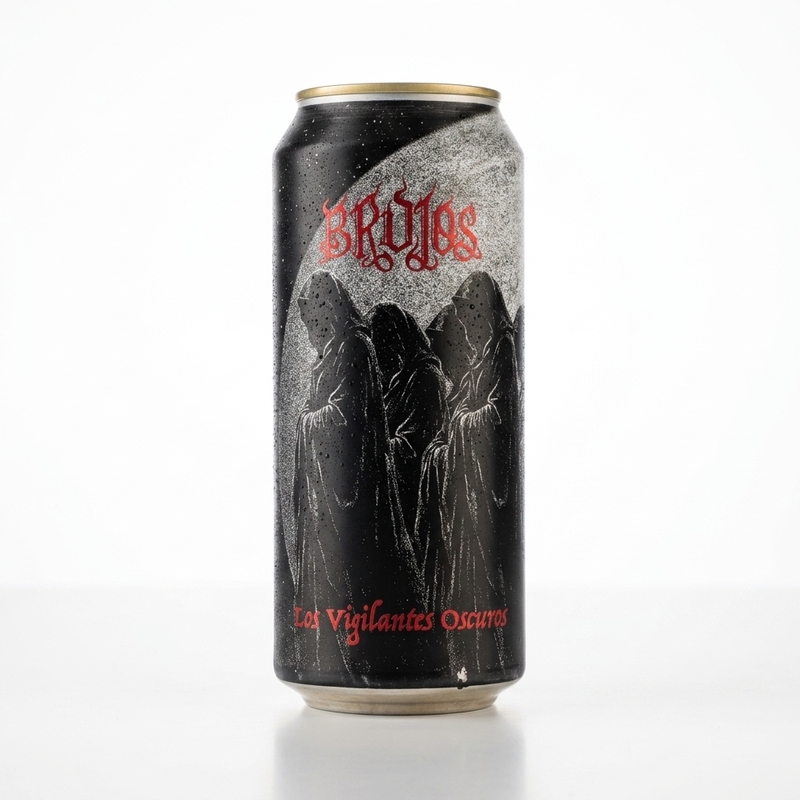 Los Vigilantes Oscuros / Alvarado Street - Brujos Brewing IPA - Triple New England / Hazy 473ml - 2