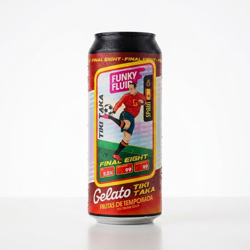 Gelato: Tiki Taka (Spain) - Funky Fluid Sour - Smoothie / Pastry 500ml - 1