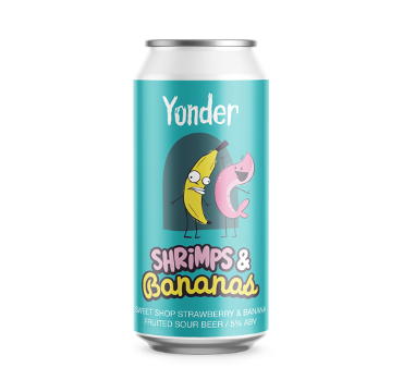 Shrimps & Bananas - Yonder Brewing Sour - Fruited 440ml - 1