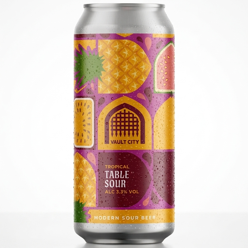 Tropical Table Sour - Vault City Brewing Sour - Fruited 440ml - 2