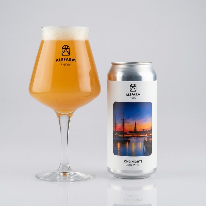 Long Nights - Alefarm Brewing IPA - Imperial / Double New England / Hazy 440ml - 1