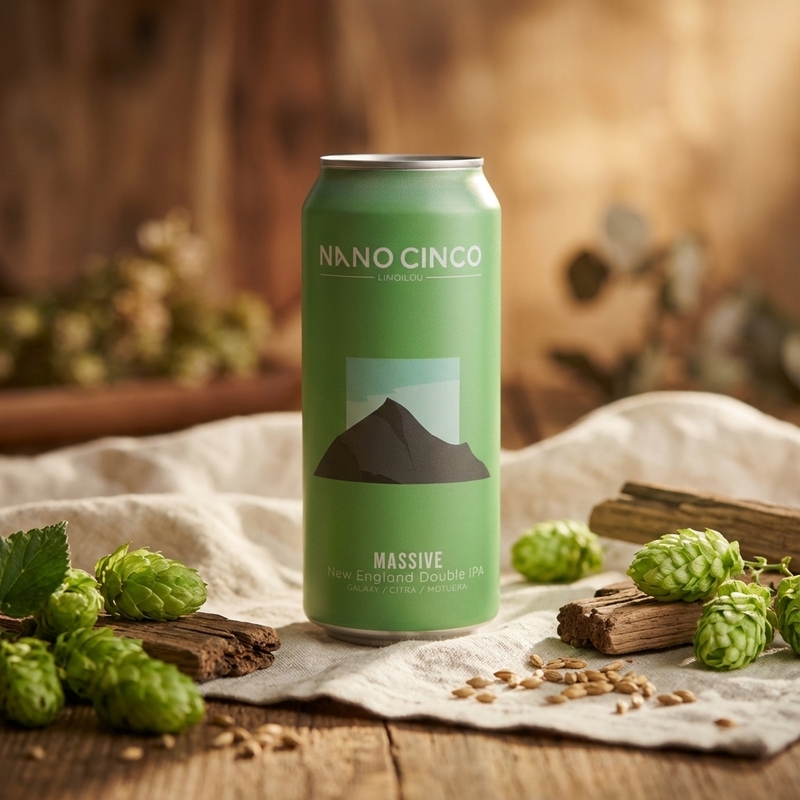 Massive - Nano Cinco IPA - Imperial / Double New England / Hazy 473ml - 2