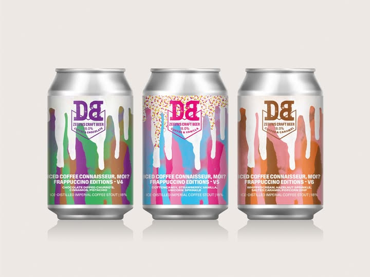 Iced Coffee Connaisseur, Moi? Frappuccino V5 - DutchBargain Freeze-Distilled Beer 330ml - 1