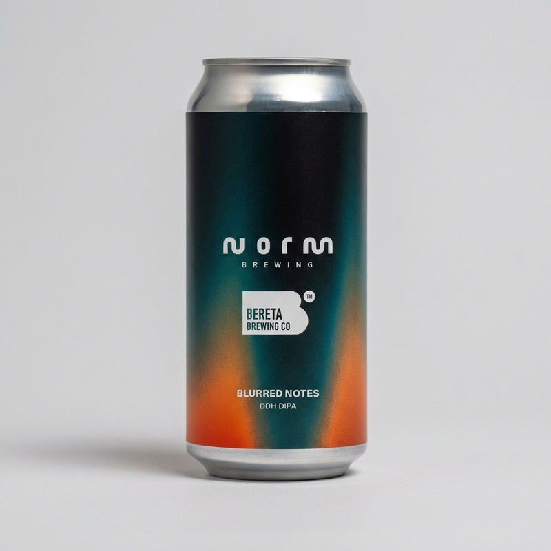 Blurred Notes (Bereta collab) - Norm Brewing IPA - Imperial / Double New England / Hazy 440ml - 1