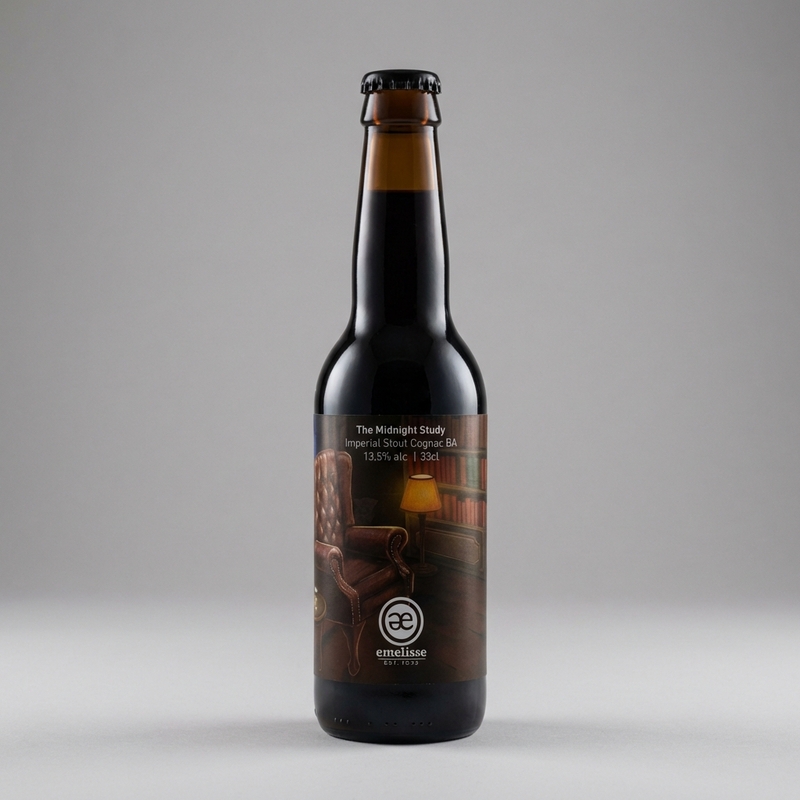The Midnight Study - Brouwerij Emelisse Stout - Imperial / Double 330ml - 2