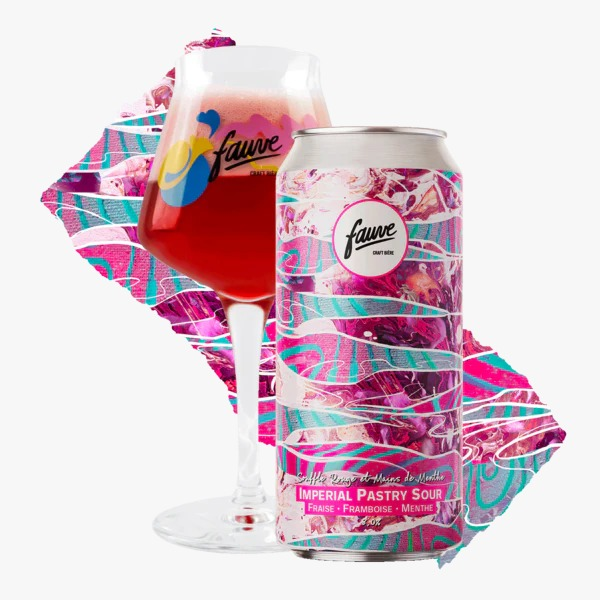 Souffle Rouge Et Mains De Menthe - Fauve Sour - Fruited 440ml - 1