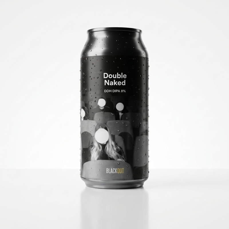 Double Naked - Blackout Brewing IPA - Imperial / Double New England / Hazy 440ml - 2