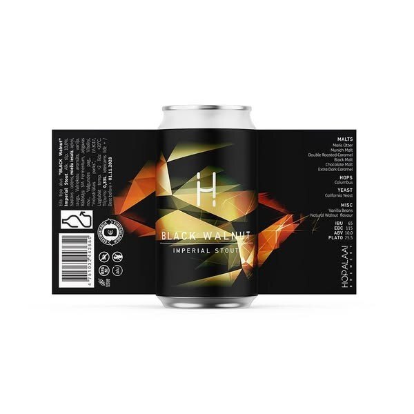 Black Walnut - Hopalaa Stout - Imperial / Double 330ml - 1