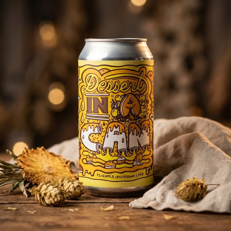 Dessert In A Can - Pineapple Upsidedown Cake - Amundsen Brewery Stout - Imperial / Double Pastry 330ml - 2