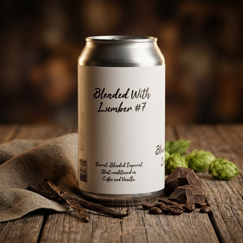 Blended With Lumber #7 - Timber Ales Stout - Imperial / Double Coffee 355ml - 1