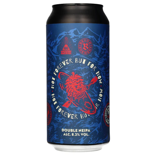 Not Forever But For Now - Mad Scientist IPA - Imperial / Double New England / Hazy 440ml - 1