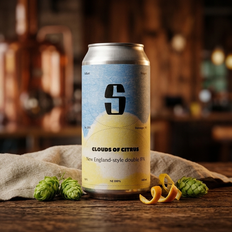 Cloud Of Citrus - Salikatt IPA - Imperial / Double New England / Hazy 440ml - 2