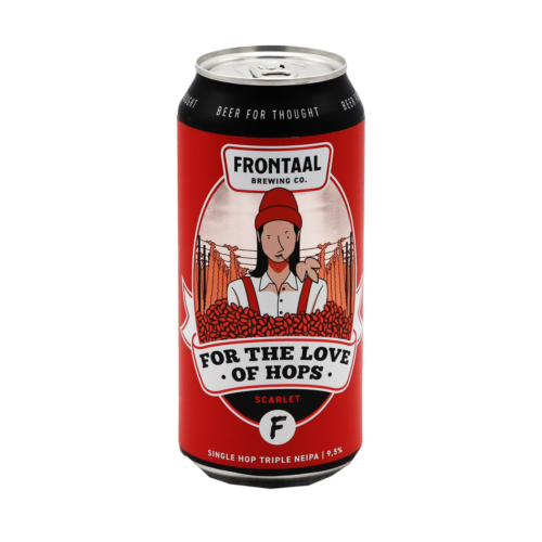 For The Love Of Hops 'Scarlet' - Frontaal Brewing Co. IPA - Triple New England / Hazy 440ml - 1