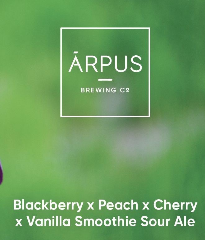 Blackberry x Peach x Cherry x Vanilla Smoothie Sour Ale - Ārpus Brewing Co. Sour - Smoothie / Pastry 440ml - 1