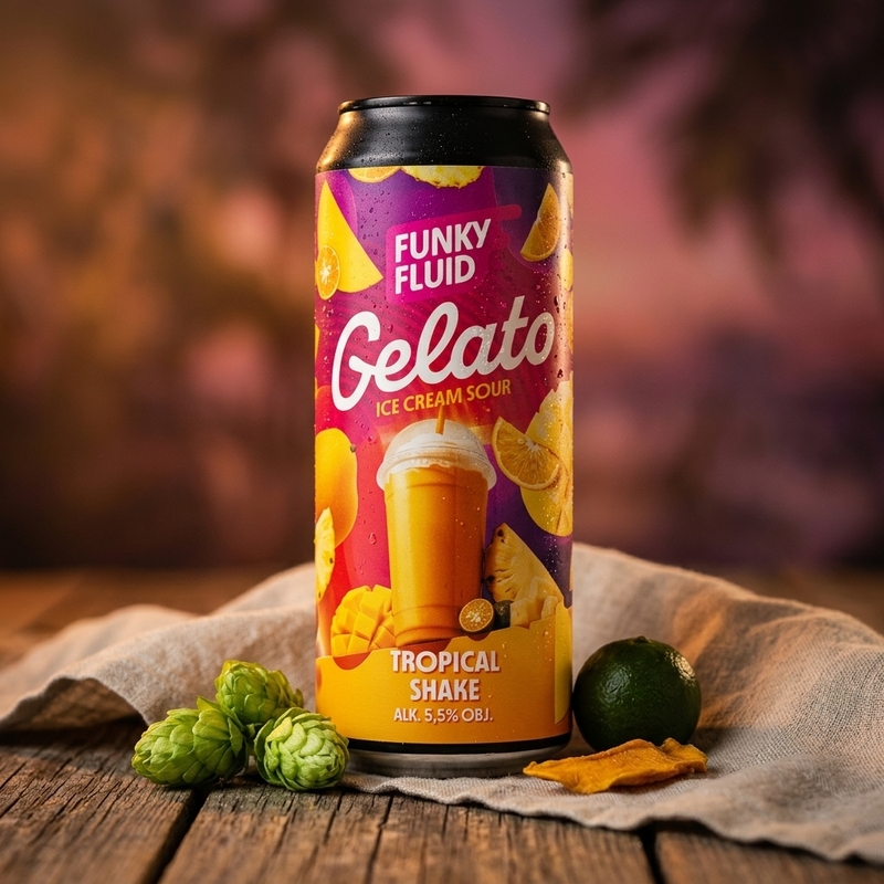 Gelato: Tropical Shake - Funky Fluid Sour - Smoothie / Pastry 500ml - 2