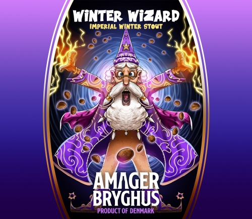 Winter Wizard - Amager Bryghus Stout - Imperial / Double Pastry 440ml - 1